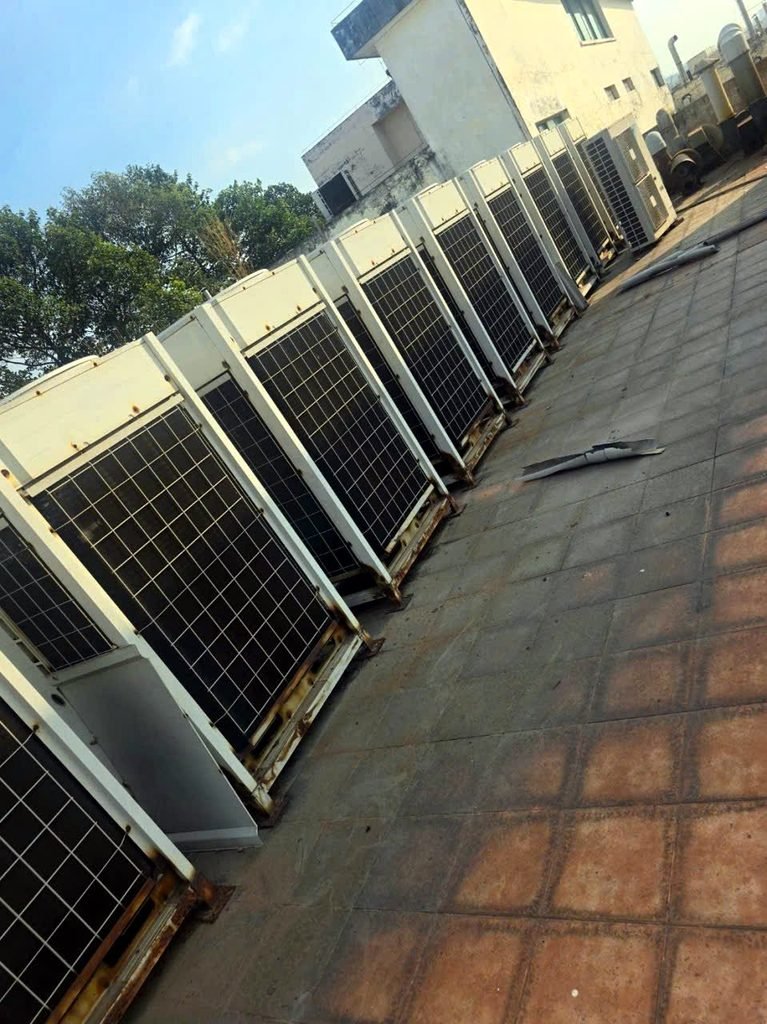 Thu mua dàn nóng máy lạnh VRV trên sân thượng
