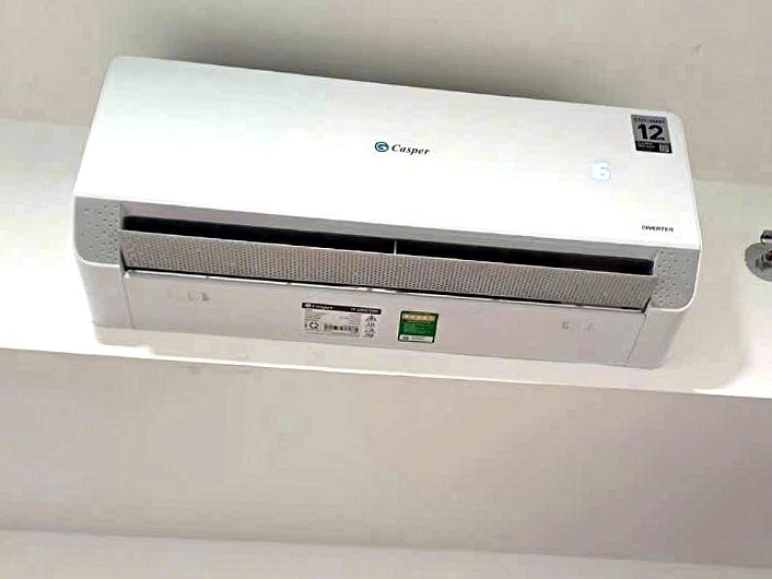 Máy lạnh Casper Inverter hoạt động bình thường sau khi sửa